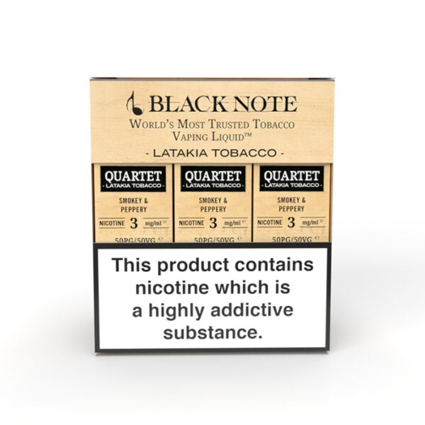 Black Note Quartet (Latakia) Natural Tobacco E-liquid
