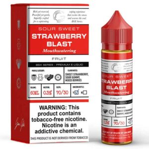 Glas Basix Short Fill Strawberry Blast e-liquid