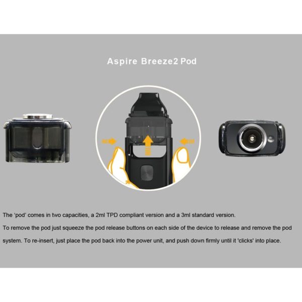 Aspire Breeze 2 how to remove the pod