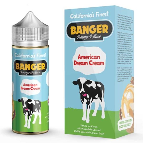 Marina Vape Banger American Dream Cream Short-fill 100ml eliquid