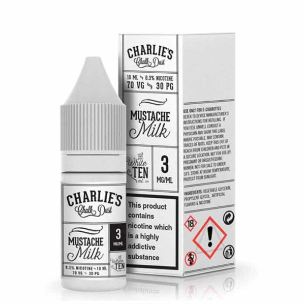 Charlie's Chalk Dust Mustache Milk Eliquid