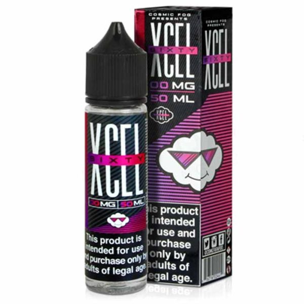 Cosmic Fog Xcell Sixty Lychee Berry Short fill VG70% 50ml 0mg Zero Nicotine Eliquid