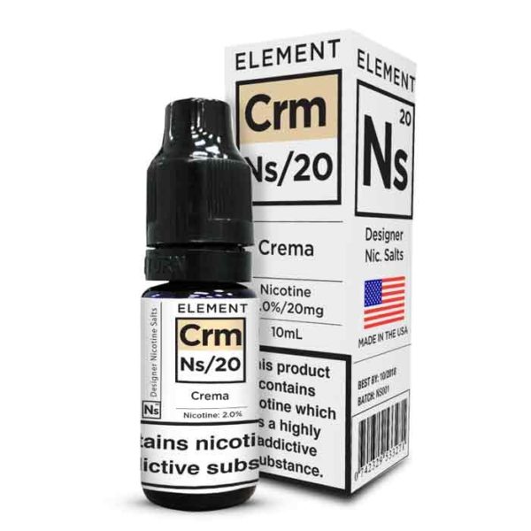 Element Ns20 Nicotine Salts Crema 10ml Eliquid