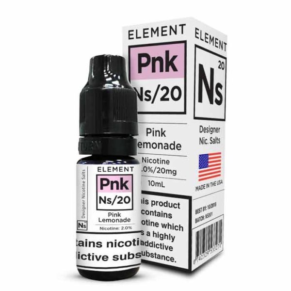 Element Ns20 Nicotine Salts Pink Lemonade 10ml Eliquid
