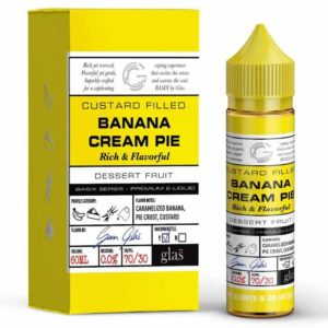 Glas Basix Banana Cream Pie Short Fill 50ml Zero nicotine eliquid