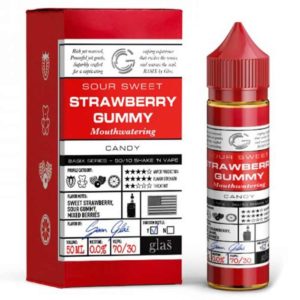 Glas Basix Strawberry Gummy Short Fill 50ml Zero nicotine eliquid