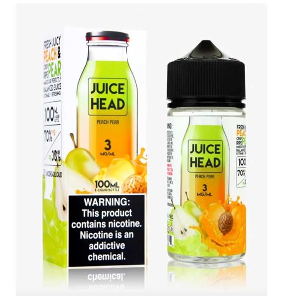 Juice Head Peach Pear Shortfill 100ml Eliquid