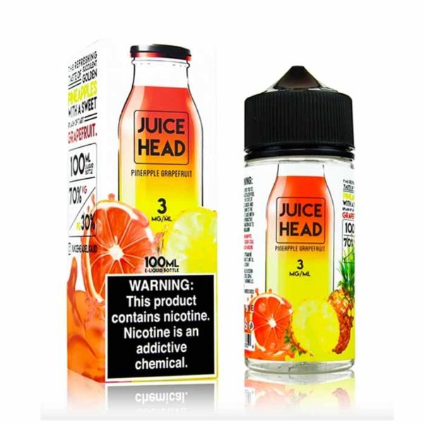 Juice Head Pineapple Grapefruit Shortfill 100ml Eliquid