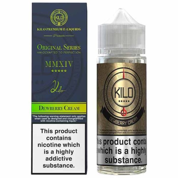 Kilo Original Series Dewberry Cream Shortfill 100ml Zero Nicotine Eliquid