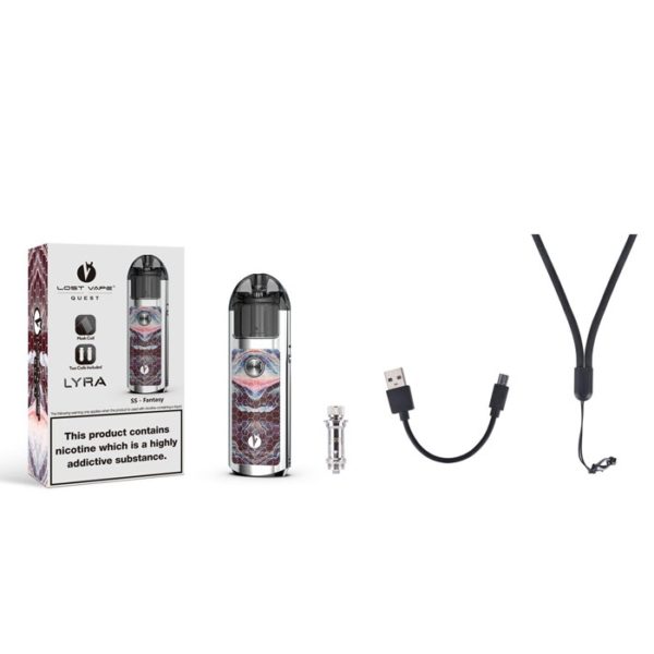 Lost Vape Lyra Pod Kit Package Contents