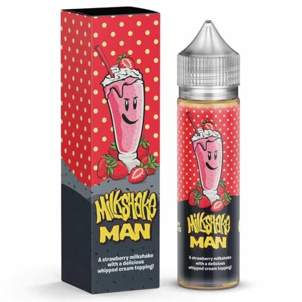 Marina Vape Milkshake Man Strawberry Short-fill 50ml eliquid