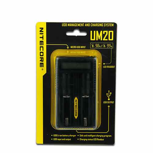 Nitecore UM20 LCD Battery Charger