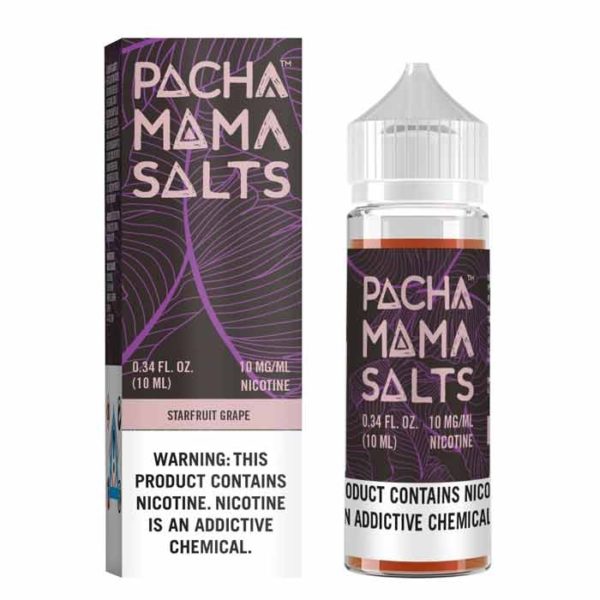Pacha Mama Salts Starfruit Grape Nicotine Salts Eliquid