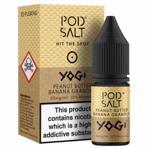 Pod Salt Fusions & Yogi Peanut Butter Banana Granola 10ml eliquid