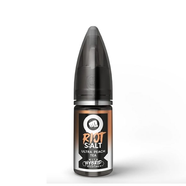 Riot Squad® Salt Black Edition Ultra Peach Tea Eliquid