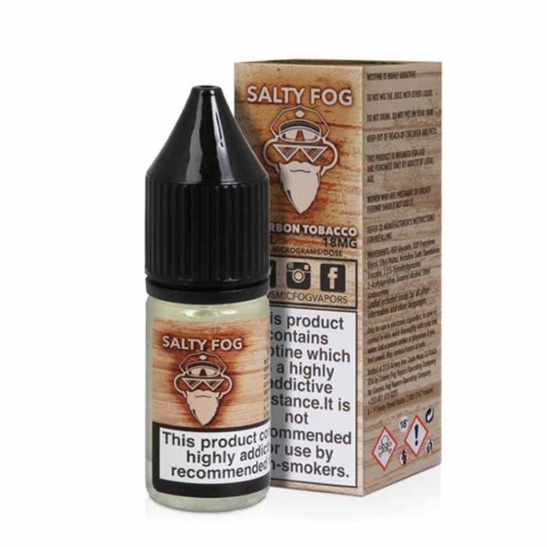 Salty Fog Bourbon Tobacco Nic Salts Eliquid