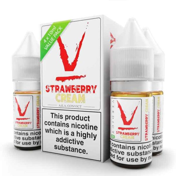 Verdict Vapors Strawberry Cream Eliquid