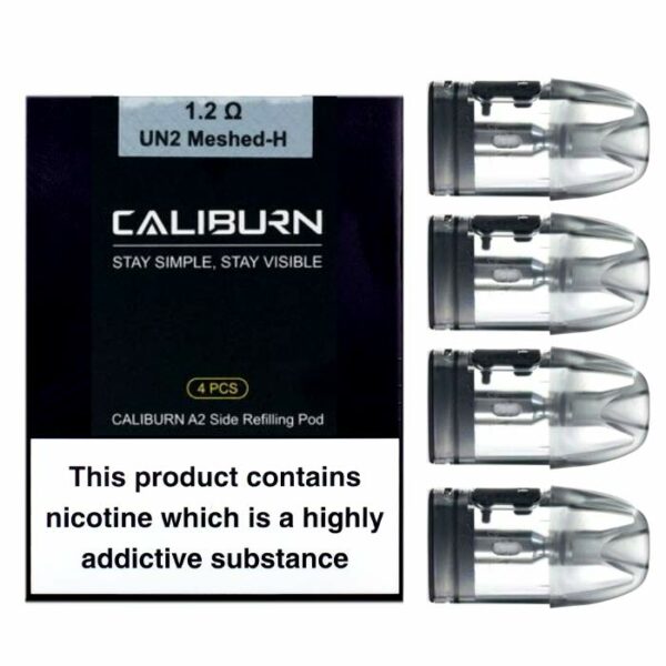 Uwell Caliburn A2 Side Fill Refillable Pods - Clear Side Fill Version