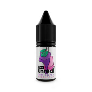 Unreal 2 Dark Grape & Bubblegum Nicotine Salt 10ml e-liquid