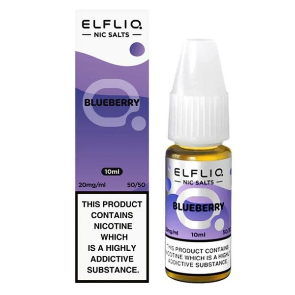 Elf Bar Elfliq Nic Salts E-Liquid Blueberry