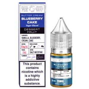 Glas Basix Salt Nicotine Blueberry Cake E-liquid