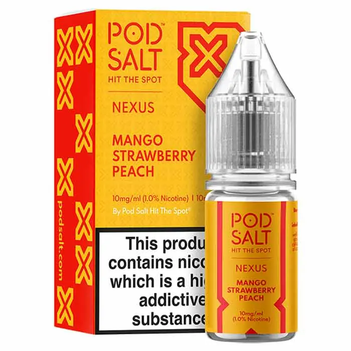 Pod Salt Nexus Mango Strawberry Peach E-liquid
