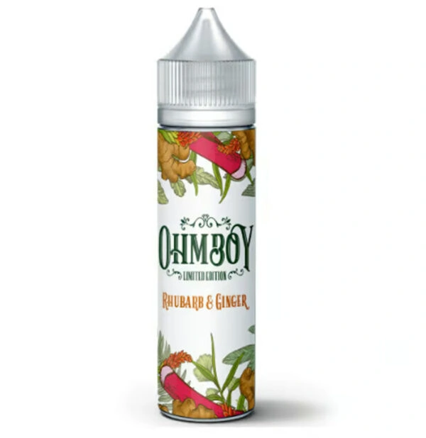 Ohm Boy Rhubarb & Ginger Eliquid Vapour.UK