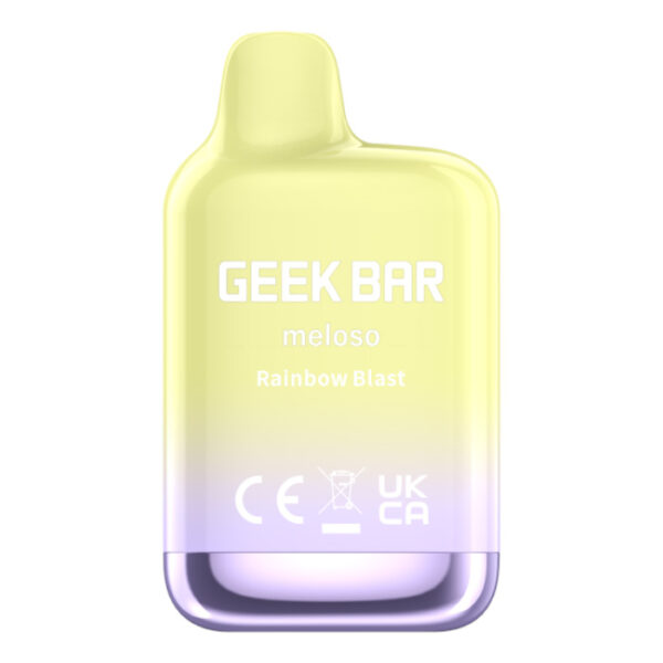 Geek Bar Meloso Mini Disposable Vape Device - Rainbow Blast Flavour
