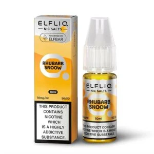 Elf Bar ELFLIQ Nic Salts E-Liquid Rhubarb Snoow