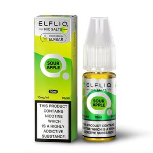 Elf Bar ELFLIQ Nic Salts E-Liquid Sour Apple