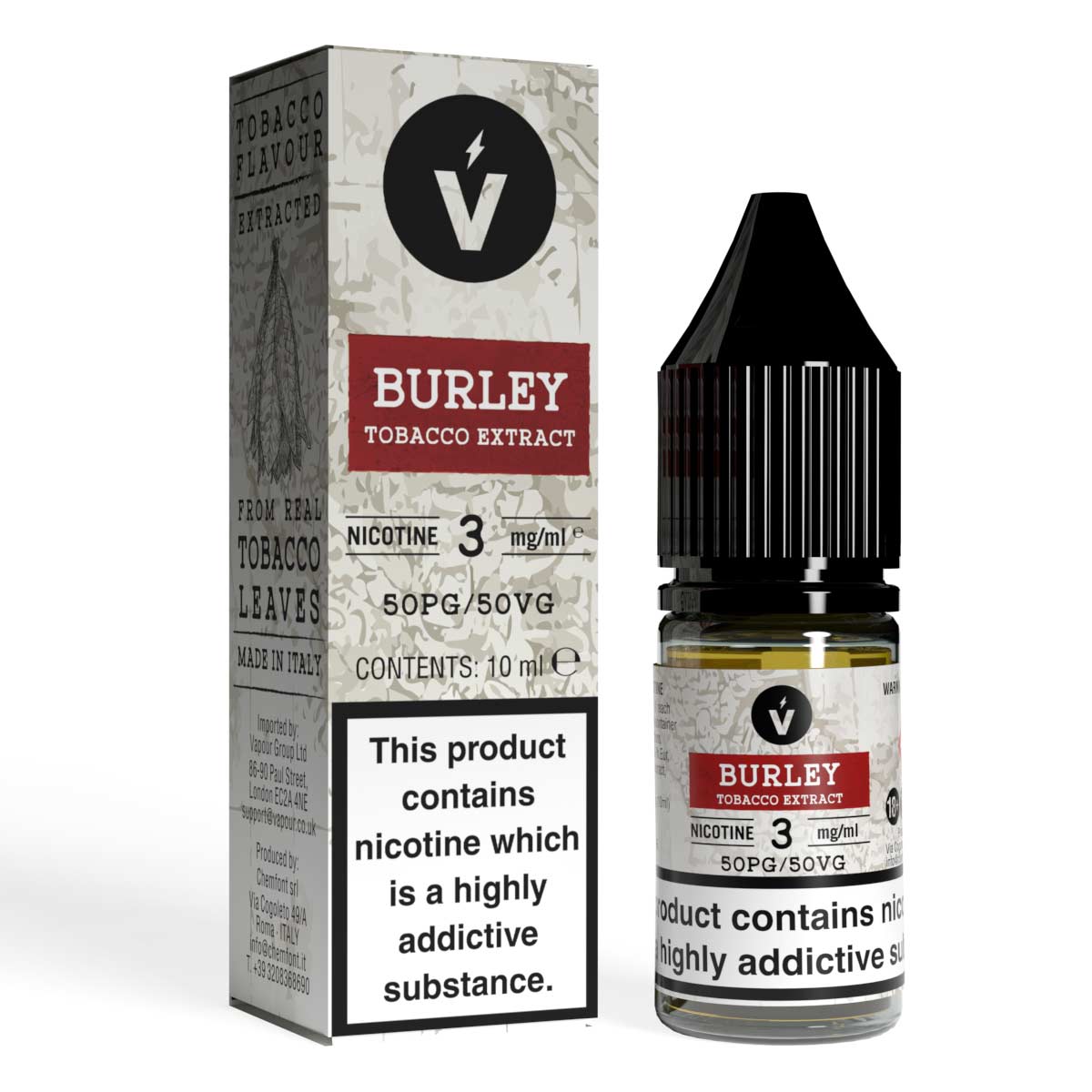 Burley Naturally Extracted Tobacco E-liquid