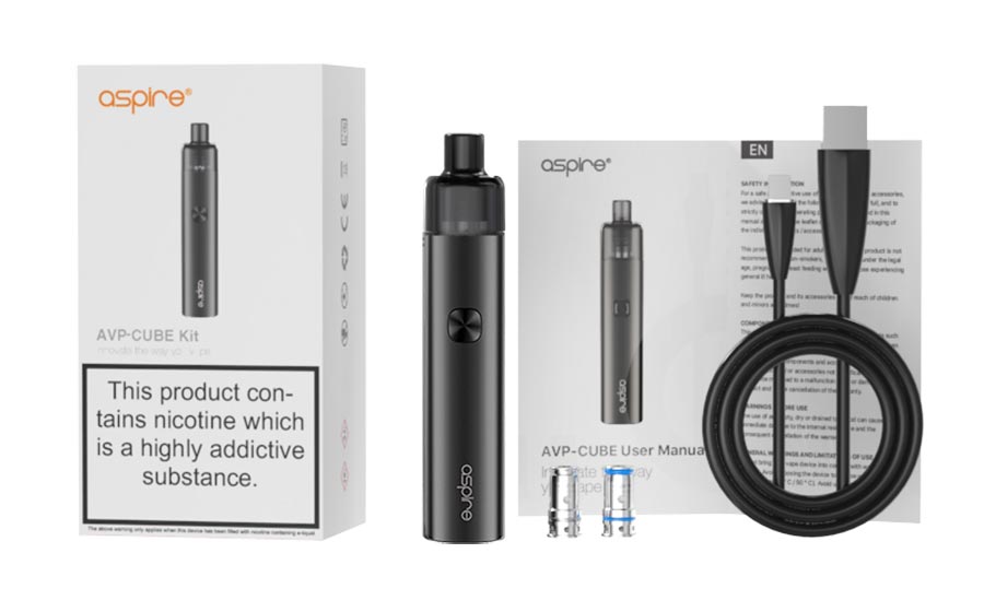 Package Contents for Aspire AVP Cube Kit 