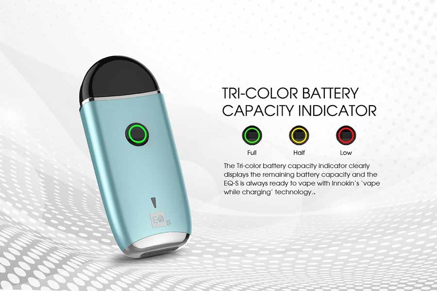 Innokin EQs Kit tri colour battery light indicators